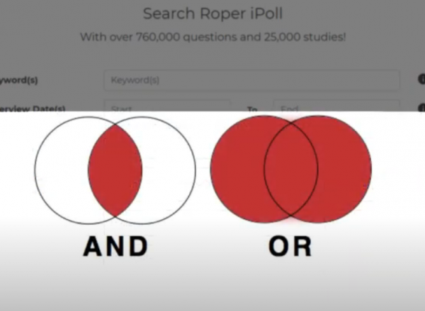 Searching in Roper iPoll